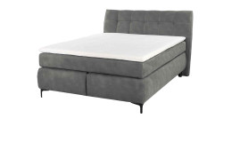 Boxspringbett Gilga in der Farbe Grau