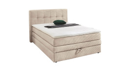 Boxspringbett Antonia de Luxe in der Farbe Beige