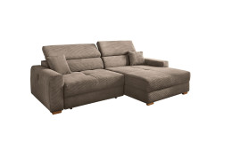 Wohnlanschaft Sammy in Bezugstoff taupe