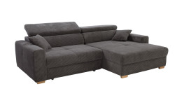 Wohnlandschaft Slider im Bezugstoff Grau 