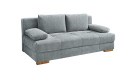 Schlafsofa Cher mit einem Bezug in mittelgrau