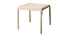 Beistelltisch Lagos Komfort in taupe-beige, 48 x 48 cm
