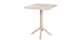 Bistro-Tisch Lagos Komfort in taupe/beige aus Polypropylen 