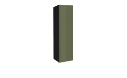Hängeschrank Couleur in der Farbe Olivgrün, Schrägansicht