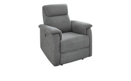 Sessel Alana in dem Stoff Chenille Grau