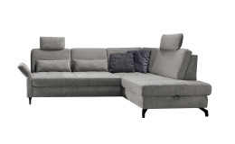 Komfort-Ecksofa Westminster, in der Farbausführung Grau