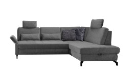 Komfort-Ecksofa Westminster, in der Farbausführung Anthrazit
