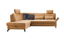 Komfort-Ecksofa Westminster, in der Farbausführung Cognac