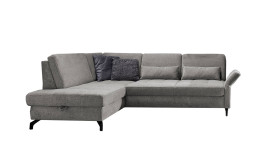 Basis-Ecksofa Westminister in der Farbe Grau