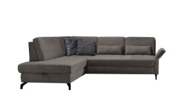 Basis-Ecksofa Westminister in der Farbe Stone