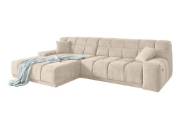 Wohnlandschaft Lacona in der Farbe Beige
