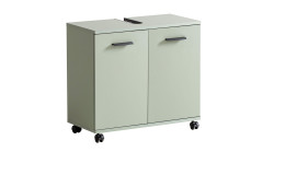 Waschbeckenunterschrank Pronto in der Farbe pistazie, rollbar