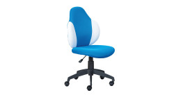 Drehstuhl Jule in der Farbe blau-weiß