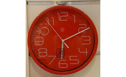 Wanduhr "Salzburg" Rot