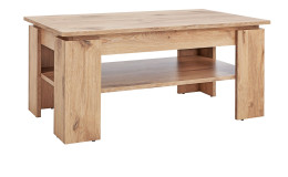 Couchtisch LIV'IN Baveno in Nox Oak aus Holzwerkstoff.