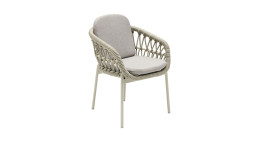Gartenstuhl Cliff von LC Garden in Taupe mit Rope