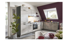 Express, Win / Base, Weiß Matt  / Beton Hell