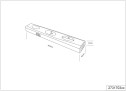LED Unterbauleuchte "Aragon" ca 400 mm weiß