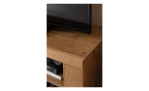Detailaufnahme einer Ecke des Lowboards.