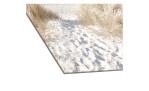 Glasbild Oase der Sinne 50 x 50 cm, Strandlandschaft, Detailfoto