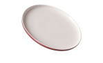 Flacher Teller Jasper mit einem Durchmesser von ca. 26 cm.