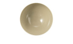 Schüssel Beat 15,7 cm aus Porzellan in Sandbeige. Ansicht von oben.