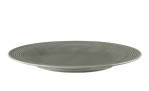 Frühstücksteller Beat 23,3 cm aus Porzellan in Perlgrau.