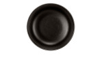 Foodbowl Liberty 20 cm aus schwarzem Porzellan. Ansicht von oben.