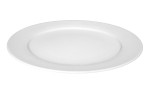 Platzteller Rondo/Liane 30 cm aus weißem Porzellan.
