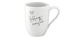 Becher Lieblingsmensch 340 ml in weiß