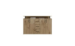 Highboard Drago in der Farbe Artisan Eiche, Frontansicht