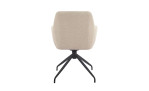 Stuhl Tobi in der Farbe beige, Rückansicht