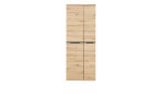 Aktenschrank Melanie in Artisan Eiche und Graphit. Frontalansicht.
