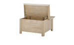 Couchtisch Cabrera in Gold Harbour Oak mit Fächern und klappbarer Platte