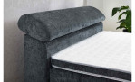 Detailansicht Kopflehne liegend von Boxspringbett Dany in der Farbe Anthrazit