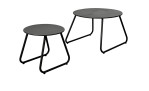 Bestelltisch-Set Adriano in schwarz aus robustem Eisen