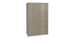 Highboard Couleur in der Farbe Kaschmir ohne Füße, Schrägansicht