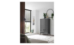 Highboard Couleur in der Farbe Anthrazit im Wohnzimmer