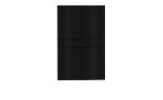 Highboard Couleur in der Farbe Schwarz ohne Füße von vorne