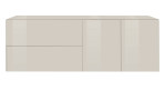 Lowboard Couleur in Lowboard Couleur in der Farbe Kaschmir, Türen rechts montiert, Schublade und Klappe links 