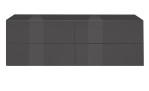 Lowboard Couleur in der Farbe Anthrazit, von vorne