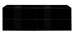 Lowboard Couleur in der Farbe Schwarz, von vorne