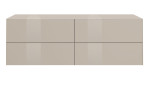 Lowboard Couleur in der Farbe Kaschmir, von vorne
