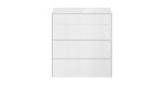 Kommode Couleur in der Farbe Ice White, von vorne