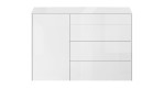 Kommode Couleur in der Farbe Ice White, von vorne