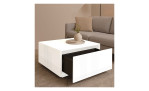 Couchtisch Couleur in der Farbe White in einem Zimmer