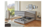 Boxspringbett Kawai mit geöffnetem Bettkasten