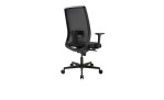 Drehstuhl WorkArt 40 von Topstar in schwarz, ergonomisch geformte Rückenlehne