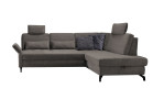 Komfort-Ecksofa Westminster, in der Farbausführung Stone