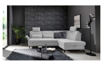 Basis-Ecksofa Westminister in der Farbe Silver in einem Raum stehend